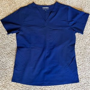 Mandala Navy Blue 1 Pocket Top Size Medium